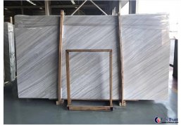 Greek White Wood Grain Marble